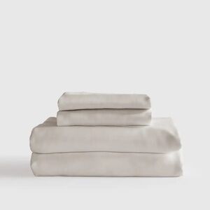 NWOT Quince Bamboo Fitted Sheet Set Sand Full